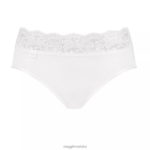 gaćice | sloggi žene romantične midi gaćice bijela 0VT48R252