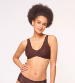 grudnjaci | sloggi žene čipkasta bralette zero feel ebanovina smeđa 0VT48R542 - Image 2