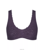 grudnjaci | sloggi žene čipkasta bralette zero feel graciozan 0VT48R76