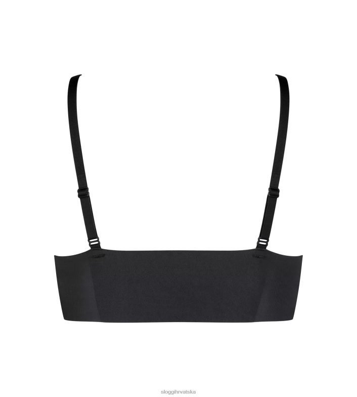 grudnjaci | sloggi žene nula bralette od mikrofibre 2.0 crno 0VT48R331 - Image 2
