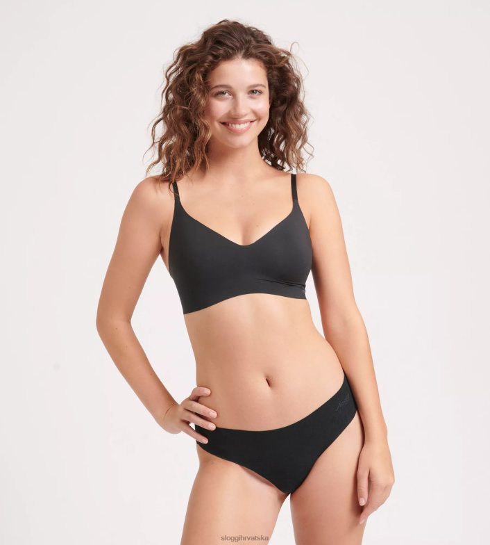 grudnjaci | sloggi žene nula bralette od mikrofibre 2.0 crno 0VT48R331 - Image 5