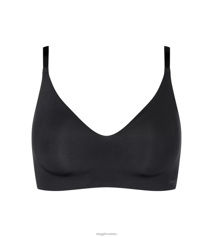 grudnjaci | sloggi žene nula bralette od mikrofibre 2.0 crno 0VT48R331 - Image 1