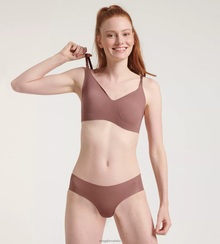 grudnjaci | sloggi žene nula bralette od mikrofibre 2.0 kakao 0VT48R515 - Image 5